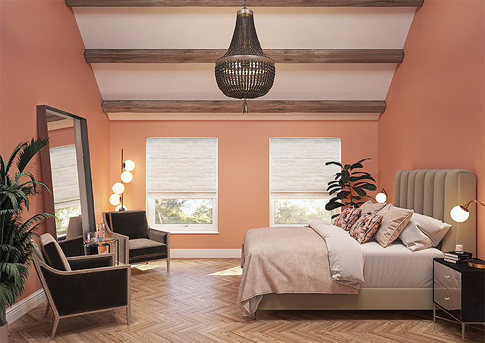Glamour, Pink Dawn - Roman Blind - Image 8
